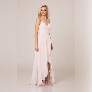 Sorella Vita Blush Pink Chiffon Bridesmaid Dress, Size 10
